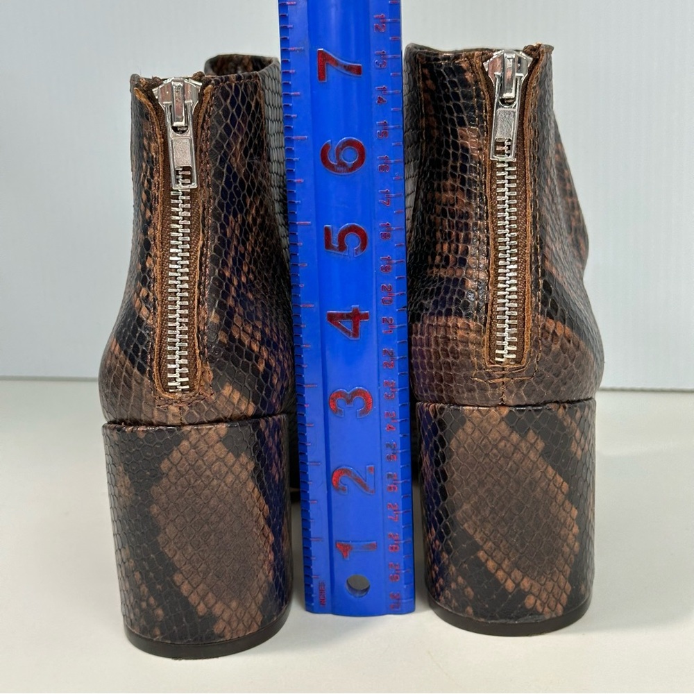 Steve Madden Reptile Print Julian Ankle Pointy Br… - image 5